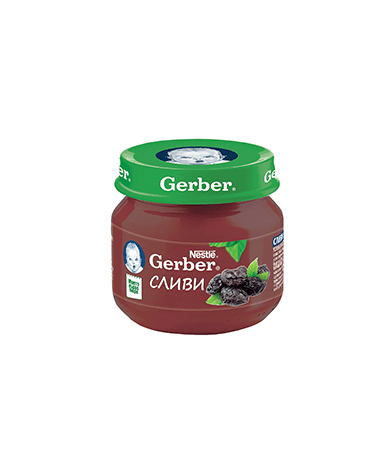 Пюре Сливи, Моето първо пюре, бурканче, 80 g