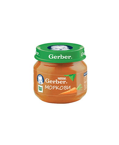 Пюре Моркови, Моето първо пюре, бурканче, 80 g