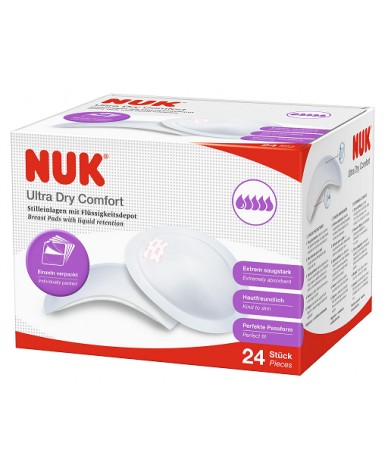 NUK подплънки за кърмачка Ultra Dry, 24бр.