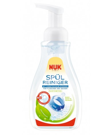 NUK препарат за почистване на бебешки аксесоари + дозатор 380 мл