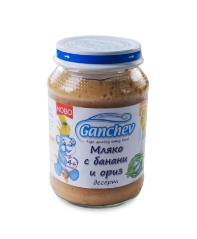 Ганчев -Десерт мляко с банан и ориз