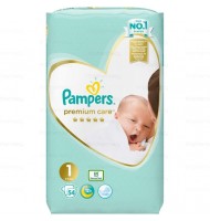 Pampers Premium Care 1 пелени 2-5кг. 54бр.