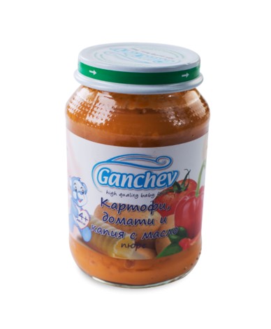 Ганчев -Картофи, домати и капия с масло
