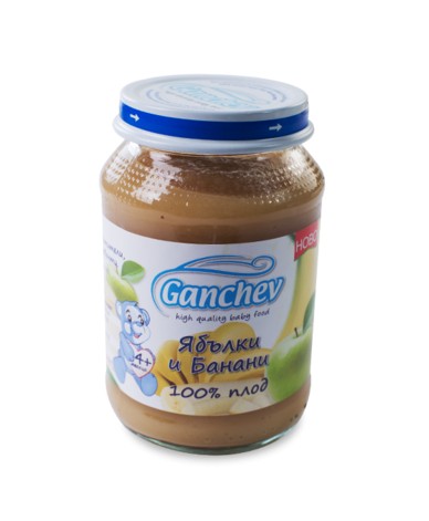 Ганчев- 100 % плод Ябълки и Банани