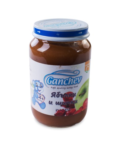 Ганчев- Пюре от ябълки и шипка