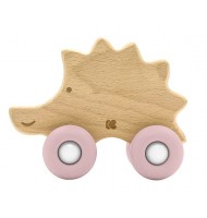 KikkaBoo Играчка дървена с чесалка Hedgehog