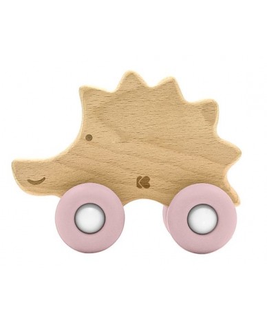 KikkaBoo Играчка дървена с чесалка Hedgehog