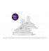 Комплект от 2 бр. Биберони без протичане Philips AVENT Natural Response SCY963/02, Поток 3, 1м+