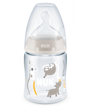 NUK First Choice РР шише Temperature control 150мл силикон 0-6 мес. М микс