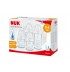 NUK First Choice+ Старт сет Temperature Control силикон - 2х240мл + 2х120мл + кошница