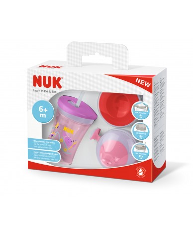 NUK СЕТ Evolution Cups All-in-one момиче