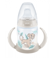 NUK First Choice РР Шише Temperature Control 150мл. с накрайник силикон за сок LION KING