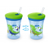 NUK EVOLUTION Action Cup със сламка, 12+мес., Chameleon
