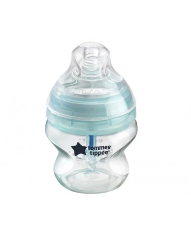 Tommee Tippee Шише за хранене Advanced Anti-Colic 3м+. 340 мл. Розово с декорация
