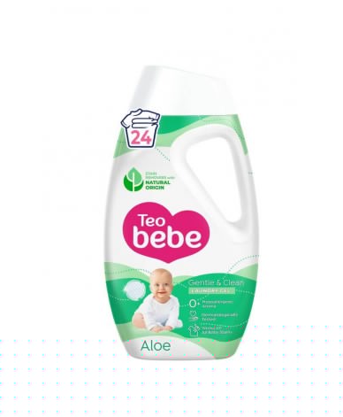 Тео Bebe Gentle & Clean Aloe Течен перилен препарат с алое 1,08 л