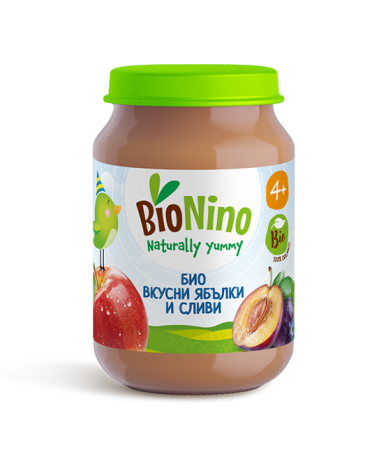 BioNino Био вкусни ябълки и сливи