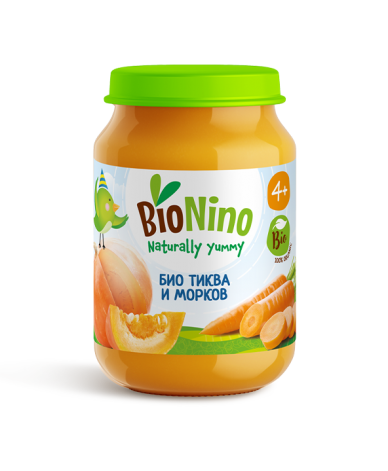 BioNino Био тиква и морков