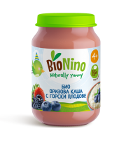 BioNino БИО ОРИЗОВА КАША С ГОРСКИ ПЛОДОВЕ