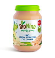 BioNino Био нежни зеленчуци със сьомга