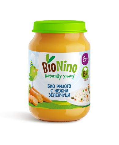BioNino Био ризото с нежни зеленчуци