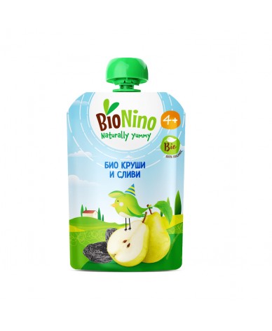 BioNino БИО Плодова Закуска Круша и Слива