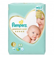 Pampers Premium Care 2 пелени 4-8кг/68бр.