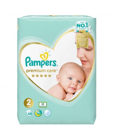 Pampers Premium Care 2 пелени 4-8кг/68бр.