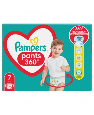 PAMPERS Pants Размер 7, гащички, 74 бр.