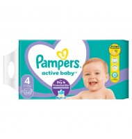 Pampers Еднократни пелени Active Baby 4 Maxi 9-14 кг 132бр.