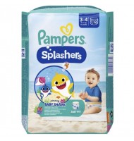 Пелени за плуване Pampers Splashers Baby Shark размер 3 6-11кг 12 броя