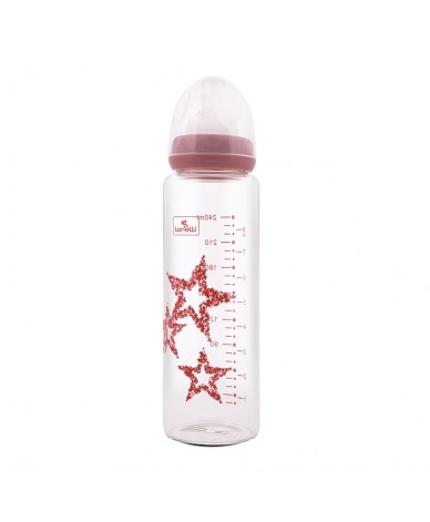 Lorelli Стъклено шише с биберон anti-colic 240 мл.