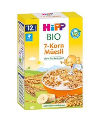 БИО МЮСЛИ 7 ЗЪРНЕНИ КУЛТУРИ 12+ 200 гр.