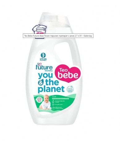 Тео Bebe Gentle & Clean Aloe Течен перилен препарат с алое 1,08 л