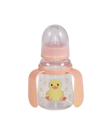 ШИШЕ 125 МЛ С 2 ДРЪЖКИ BABY CARE