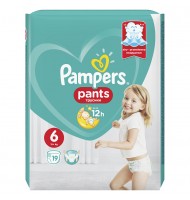 Pampers Pants 6 16кг+ 19бр.
