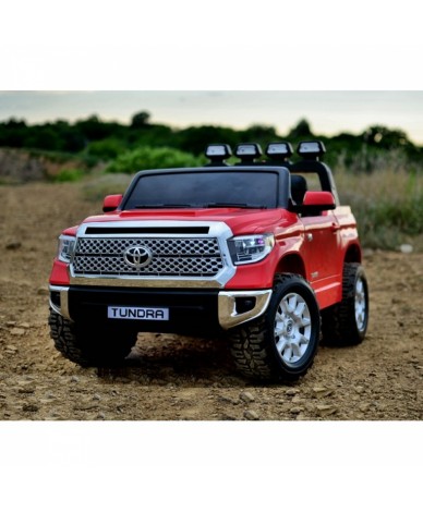 Двуместен акумулаторен джип Toyota Tundra-червена