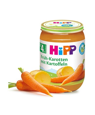БИО Ранни моркови с картофи 190 гр.