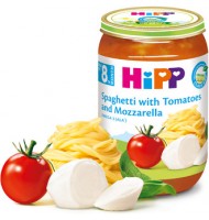 Hipp БИО Спагети с домати и моцарела