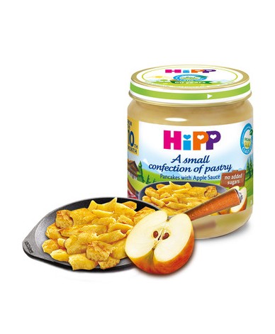Hipp БИО Палачинки с мус от ябълки