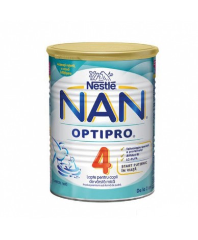 NAN 4 optipro мляко за малки деца 2-3 год. 800гр.